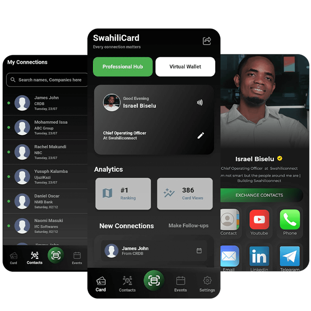 SwahiliCard Digital Business Card